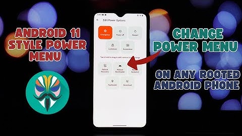 How to Install and Customize Classic Power Menu on Rooted Android (Android 12+)