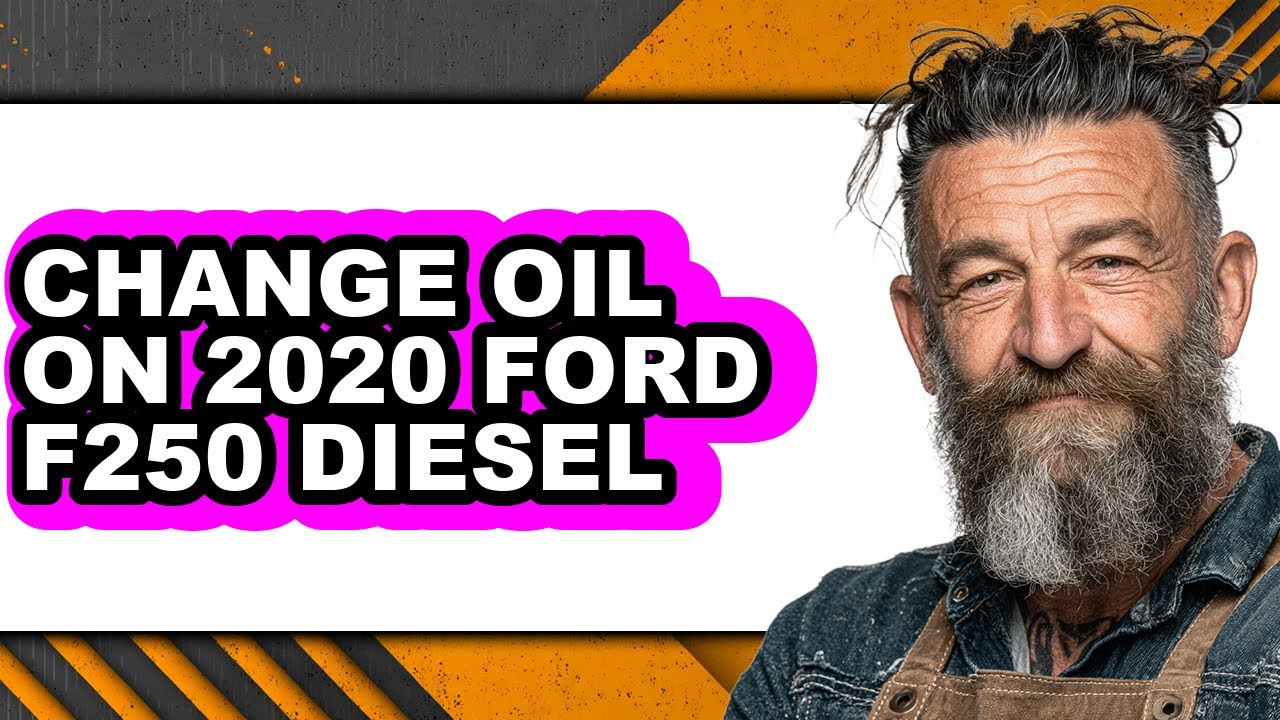 How to Change Oil on 2020 Ford F250 Diesel (only Way)