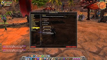 How to disable camera follow terrain  in WOW