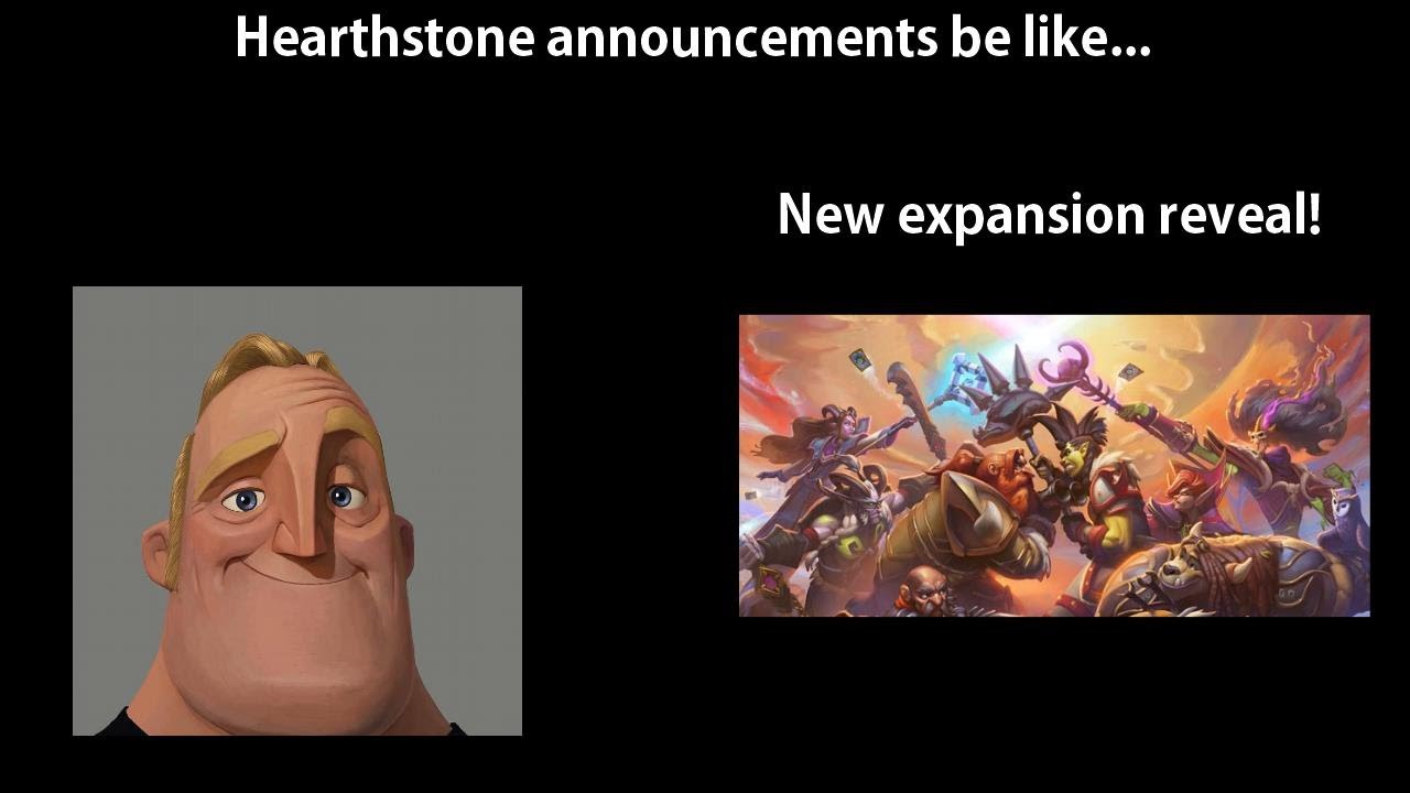 Hearthstone Announcements be Like... YouTube