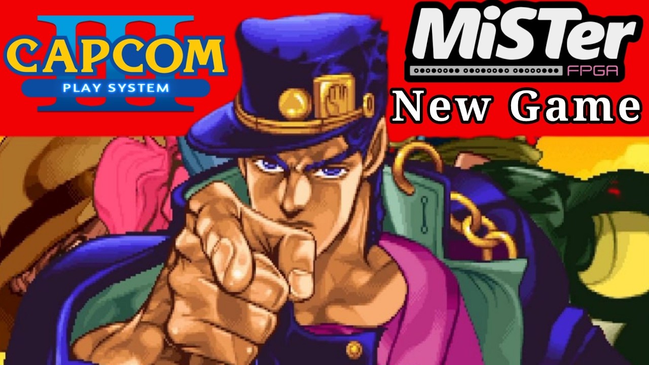 JoJo's Venture | First Look at Game #3 in the CPS3 MiSTer FPGA