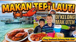 HARTA KARUN TERSEMBUNYI! Makan Seafood Segar Langsung di Atas Laut kelong seafood Mak Uteh