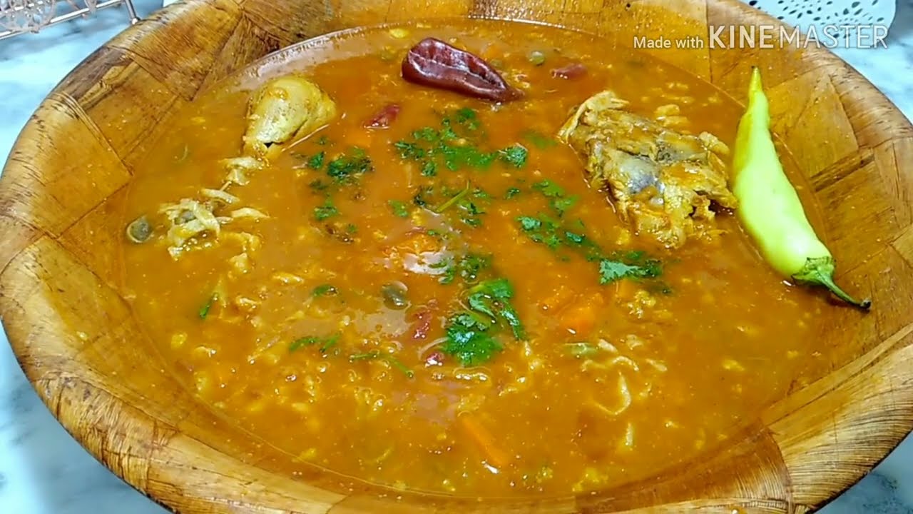 أكلة تقليدية حسوة أو المقطعة سهلة وبسيطة