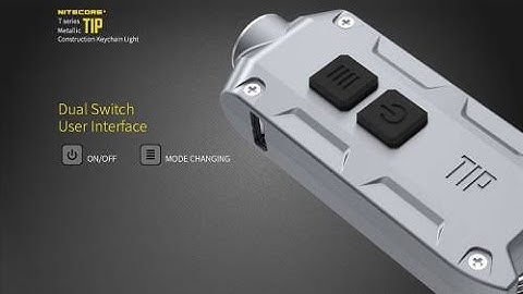 NiteCore TIP Keychain Light Review-360 Lumens!