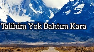 Talihim yok bahtım kara,bu dünyanın gam yükünü çeken varmı benim gibi murat özyurt elektro bağlama Resimi