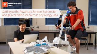 Setting up the PowerLab Sensors Spirometer and gas collection for exercise physiology labs