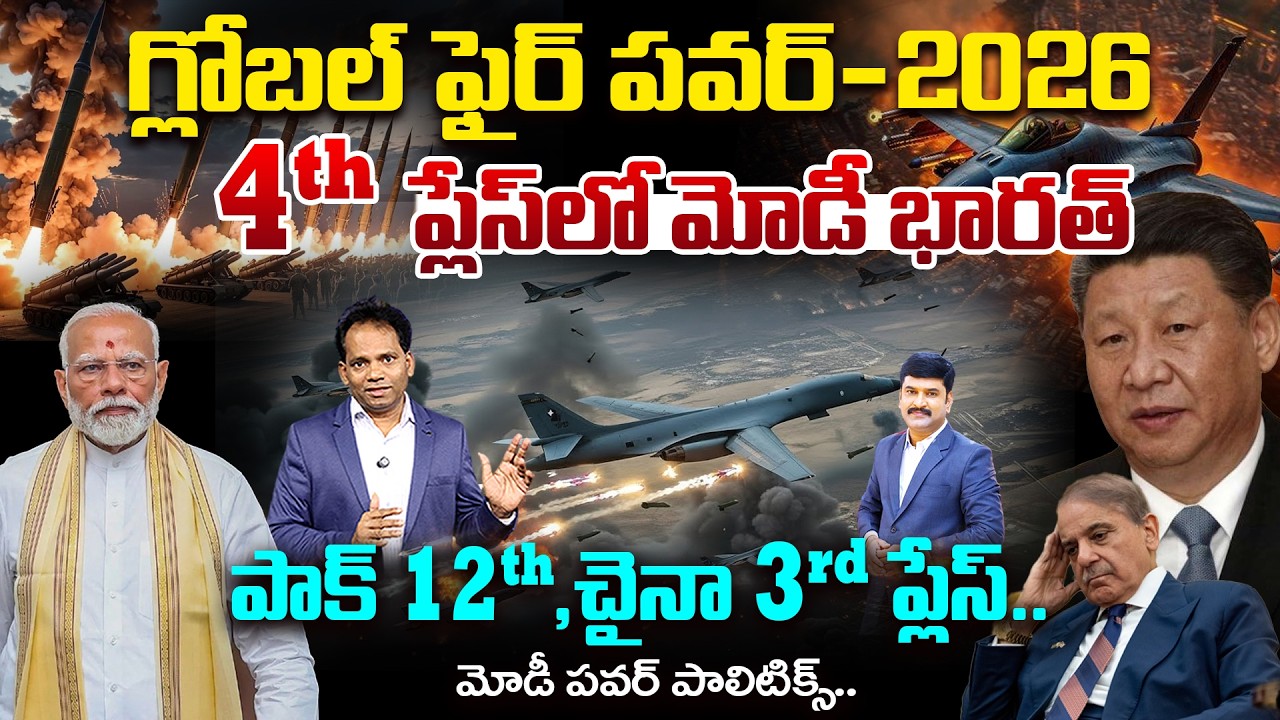 Modi Power Politics.. India Ranks 4th in Global Military Power 2026 ...