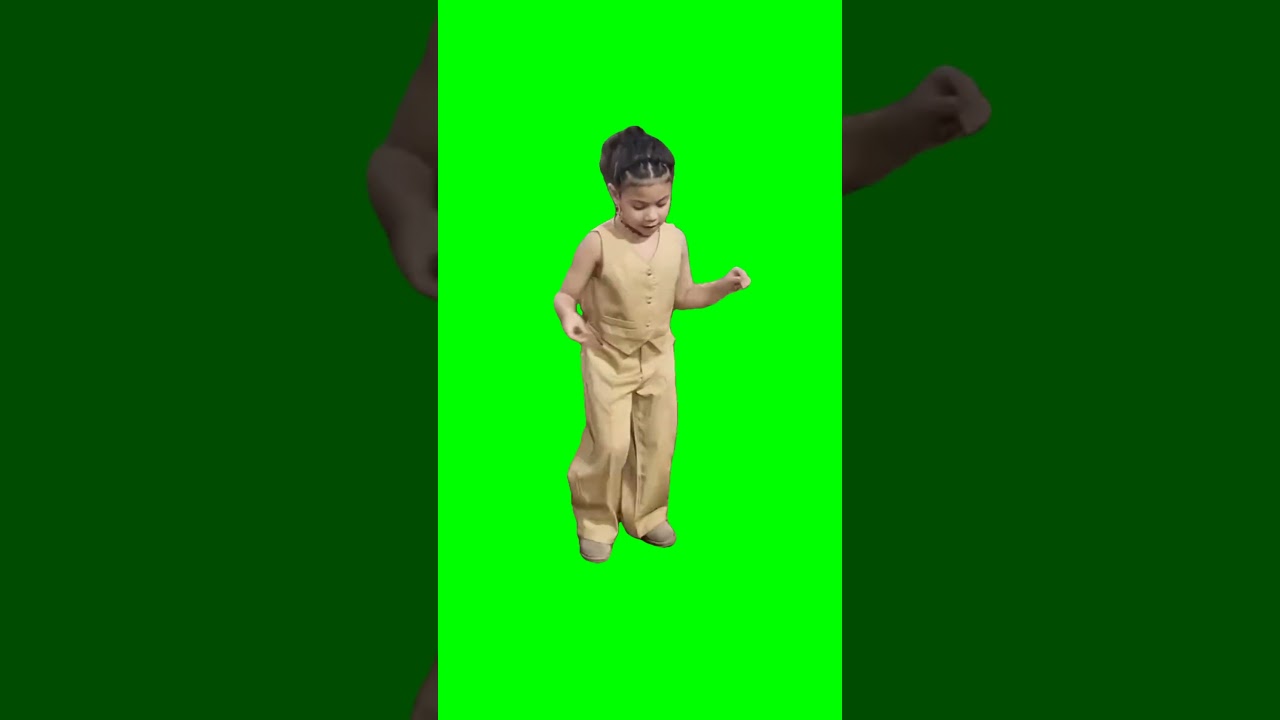 Girl dancing meme green screen