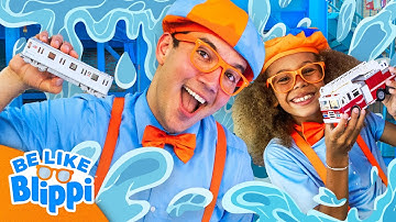 Giant Slide Sink or Float Challenge!🛝