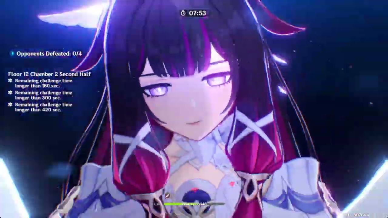 Abyss Lunar IV ชั้น 12 ด้วย Neffer + Ningguang Lunar Wheelchair