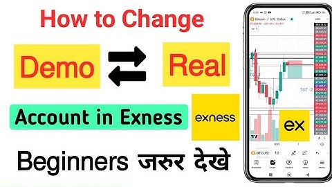 How to convert Demo account to Real account in Exness | Exness trading app