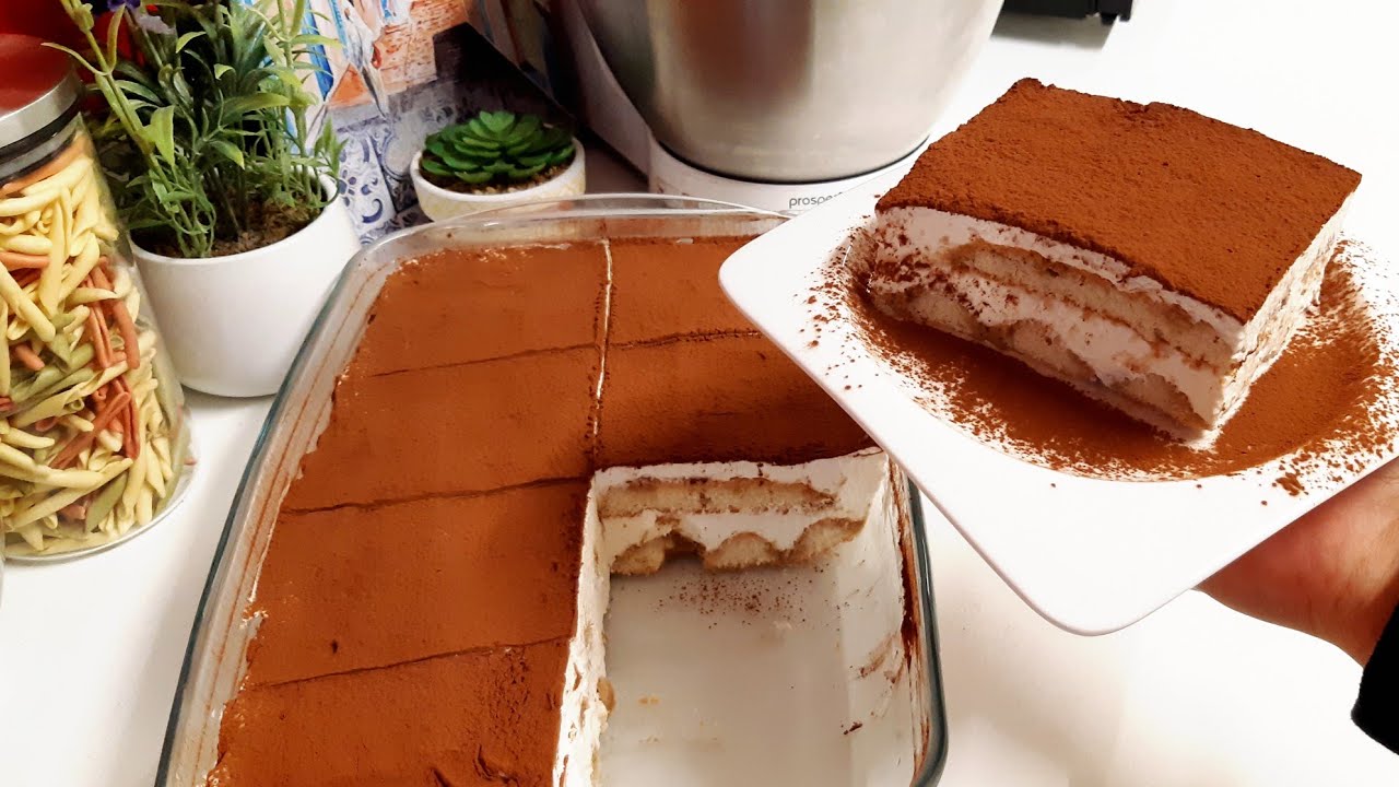 تيراميسو بدون بيض طريقة بسيطة جدا و الطعم ولا أروع Recette Tiramisu sans oeuf