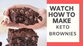 Keto Fudgy Brownies (Paleo, Dairy Free)