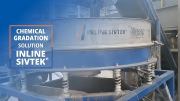 Ceramic powder screening with Inline Sivtek®