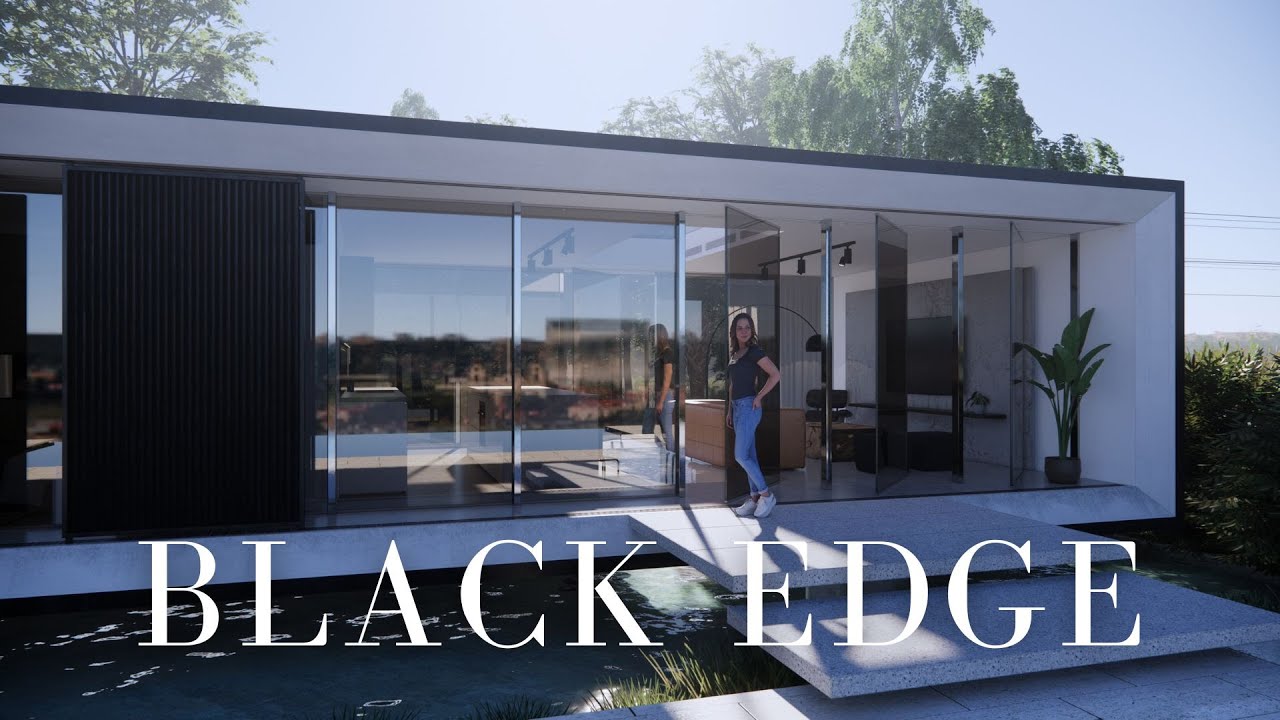 🔴 INDUSTRIAL minimalist house DESIGN one storey 2 bedrooms