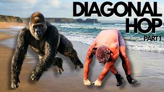 DIAGONAL MONKEY HOPS | LATERAL REDIRECTION | PRIMAL ATHLETICS