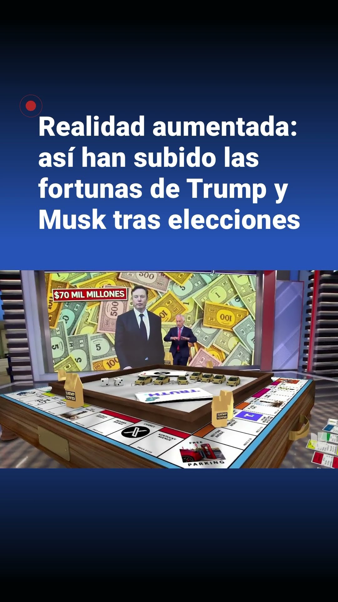Realidad aumentada: así subieron las fortunas de Donald Trump y Elon Musk tras las elecciones