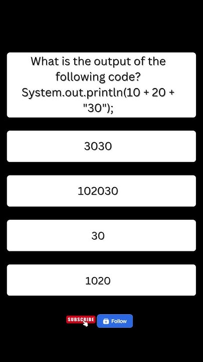 Java Quiz Challenge - Test Your Java Knowledge! #shorts #software # ...