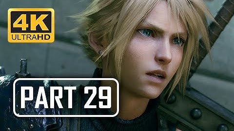 FINAL FANTASY 7 REMAKE Walkthrough Part 29 - Sewers (4K PS4 Pro Gameplay)