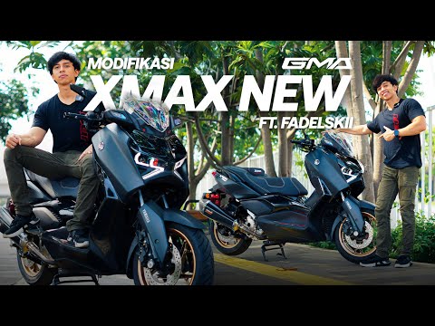 Full Modifikasi Xmax 2023 by GMA Product Series with Fadelskiii bikin Motor makin GANTENG