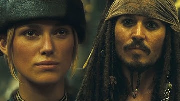 Elizabeth Swann and Jack Sparrow - Grenade || Pirates of the Caribbean