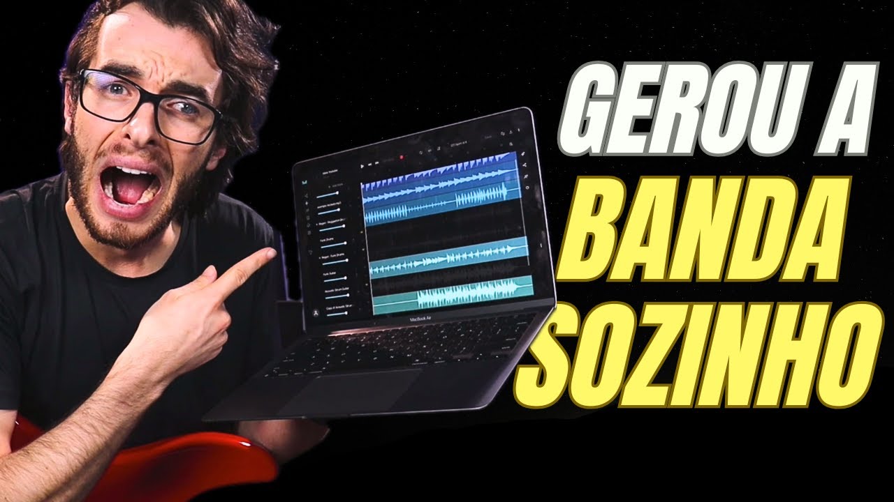 Toquei uma ideia no BAIXO e a IA criou UMA BANDA INTEIRA