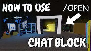 How to use the CHAT COMMAND BLOCK! | Piggy Build Mode