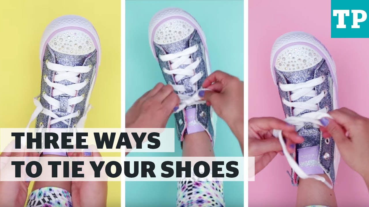 different way to tie your shoes