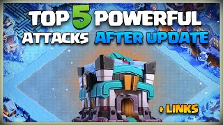 After Update! Top 5 Most POWERFUL! Th13 Attack Strategies | Best Th13 Attack Strategy in Coc