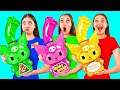 Rica VS Pobre VS Mega Rica Alimento Desafío | Deliciosas Recetas por 4Fun Challenge
