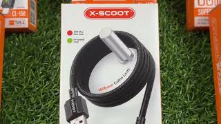 كابل شحن  60w X scoot ميكرو فاست و داتا و مبطن قماش مؤشر شحن اضاءة 99ج