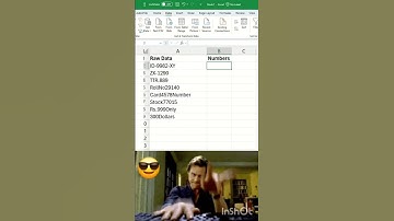 Get ONLY Numbers from Messy Data in Excel #shorts #youtubeshorts #excel