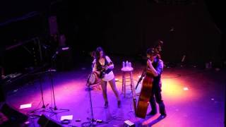 Sierra Hull and Ethan Jodziewicz at Lincoln Theatre at IBMA 2015