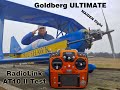 Goldberg ULTIMATE 10-300 Biplane & Magnum XL 15cc & Radiolink AT10II transmitter Test  Maiden flight