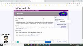 Create a MyOpenMath Account!