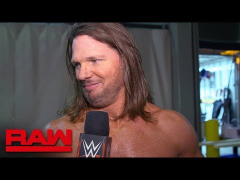 AJ Styles is about to make Raw his house: Raw Exclusive, April 15, 2019