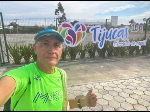 ⁣Alvorecer e corrida Tijucas x Santa Luzia - 16,20 Km