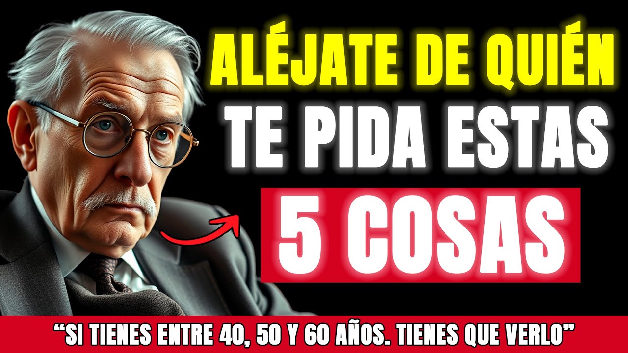 ALÉJATE de PERSONAS que te PIDAN estas 5 COSAS | Carl Jung