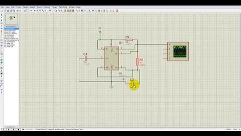 Simulasi Timer 555 di Proteus