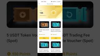 Binance Rewards Hub $5 or up to $50 trading Fee rebates #crypto #wotd