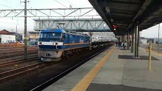 久々に撮影！。EF210 334号機牽引越中島+那須塩原発黒崎行チキ18B返空列車8091レ清洲通過