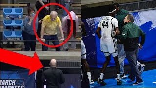 Tom Izzo Grabs Gabe Brown During Heated Altercation