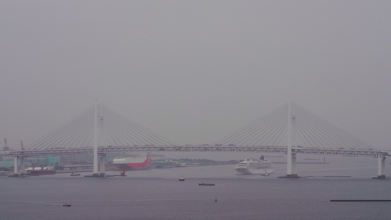 飛鳥II - Asuka II -　入港・着岸（横浜港大さん橋）　[4K](2026年3月3日)