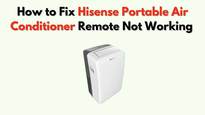 How to Fix Hisense Portable Air Conditioner Remote Not Working – Battery, Sync & IR Fix