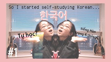 #1 BẮT ĐẦU TỰ HỌC TIẾNG HÀN??? / SELF-STUDY KOREAN?