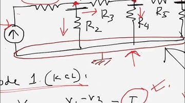 Electrical Engg: Determinant Method for  solving simultaneous Eqn (Nodal Analysis)