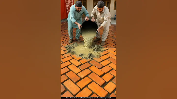 इसी कारण घरों के फर्श सालोसाल चलते हैं 🤯 #brick #floor