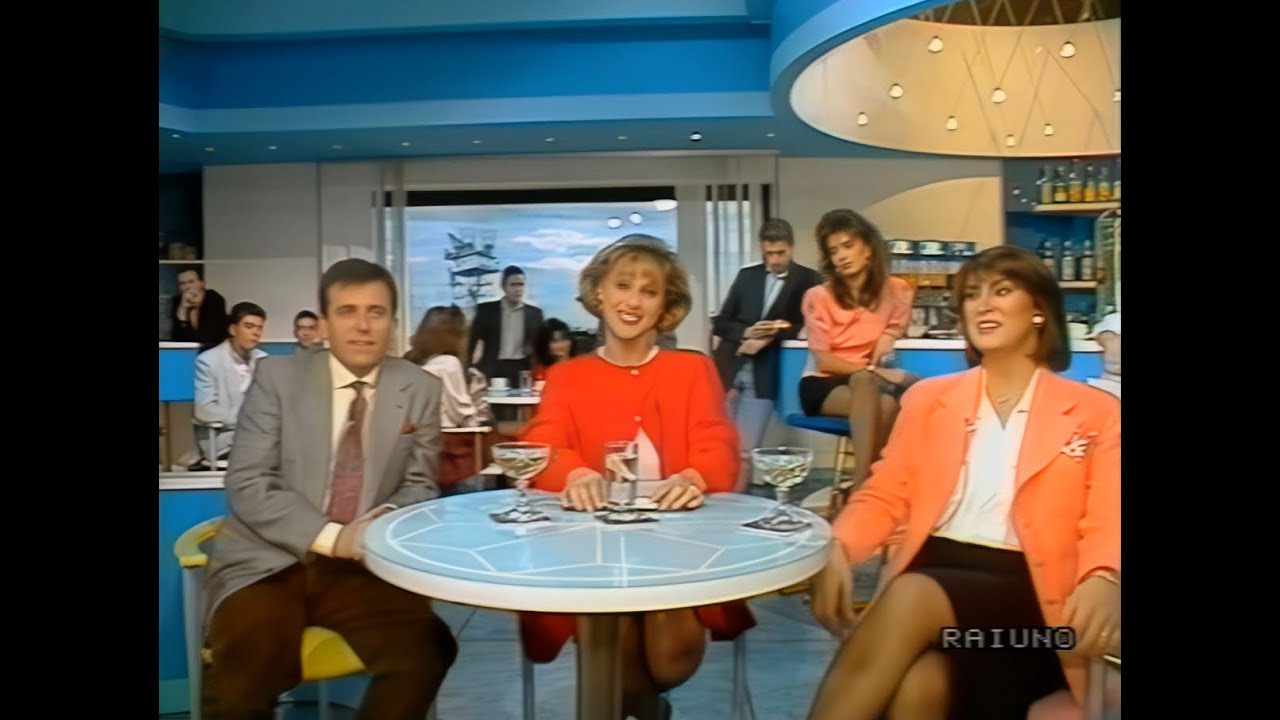 VIA TEULADA 66-1989 Loretta Goggi intervista Maurizio Micheli e Paola Tedesco e canta 