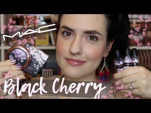 MAC Black Cherry Collection 2021 | MAC Cosmetics Spring Cherry Blossoms 2021 Swatches + Review