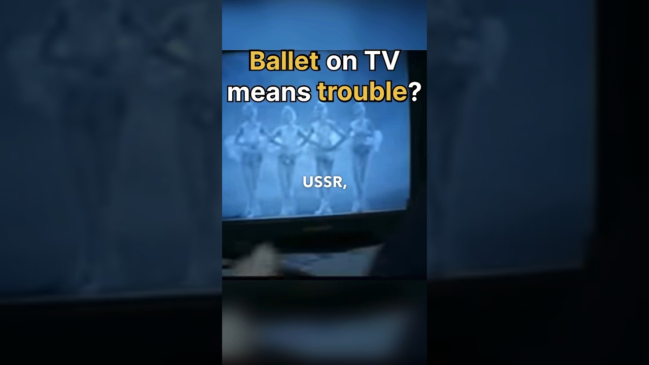 Как балет по телевизору стал символом беды? 